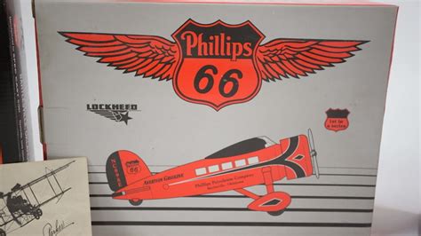 metal model airplanes with phillips 66 emblems in the box|Phillips 66 Die Cast for sale .